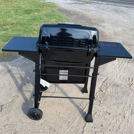 MEGAMASTER 3-Burner Propane Gas Grill in Black