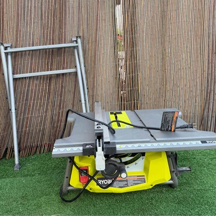 RYOBI 15 Amp 10 in. Compact Portable Corded Jobsite Table Saw with Folding Stand