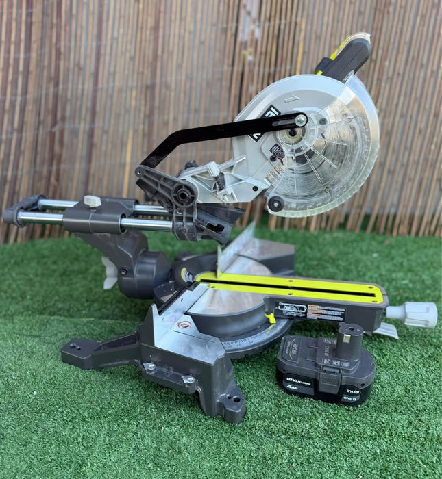 RYOBI ONE+ 18V Cordless 7-1/4 in. Sliding Compound Miter Saw