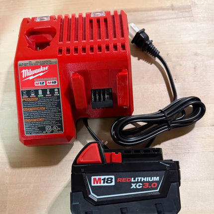 MILWAUKEE M18 18-Volt Lithium-Ion HIGH OUTPUT Starter Kit with One 3.0Ah Battery and Charger