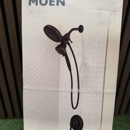 MOEN Brecklyn Single Handle 6-Spray Shower Faucet Mediterranean Bronze