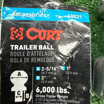 2-5/16 in. Diameter Chrome Trailer Ball