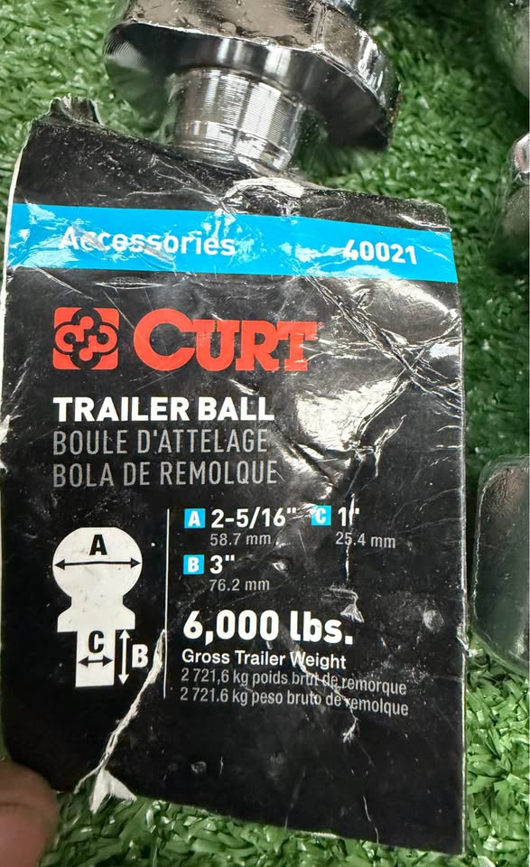 2-5/16 in. Diameter Chrome Trailer Ball