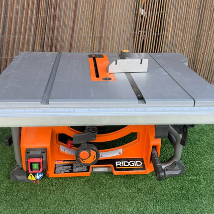 RIDGID 15 Amp 10 in. Portable Corded Jobsite Table Saw with Folding Stand