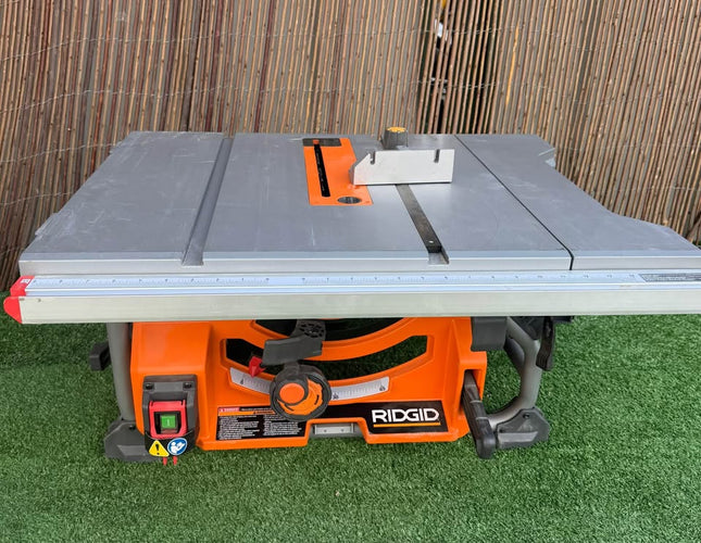 RIDGID 15 Amp 10 in. Portable Corded Jobsite Table Saw with Folding Stand