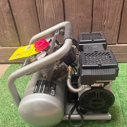 2 Gal. 135 PSI Portable Electric Oil-Free Quiet Jobsite Air Compressor with Dual Pressure Gauges and 1-Quick Coupler