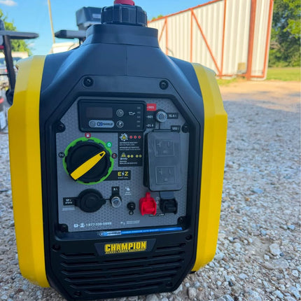 Champion 2500/1850-Watt Recoil Start Dual Fuel Gasoline and Propane Inverter Generator