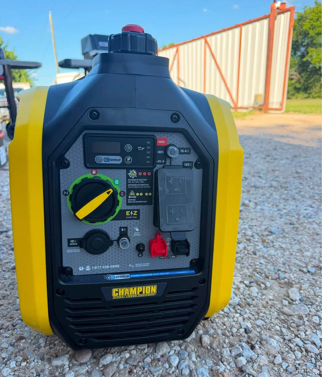 CHAMPION Power Equipment 2500/1850-Watt Recoil Start Dual Fuel Gasoline and Propane Inverter Generator