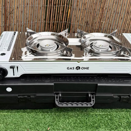 GASONE Portable 2-Burner Butane Camp Stove