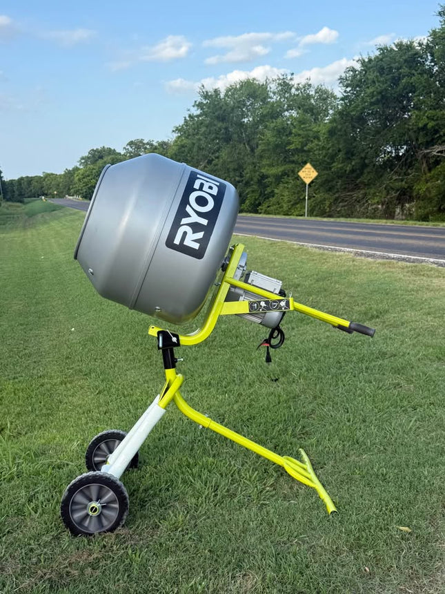RYOBI 5.0 cu. ft. Portable Corded Concrete Mixer