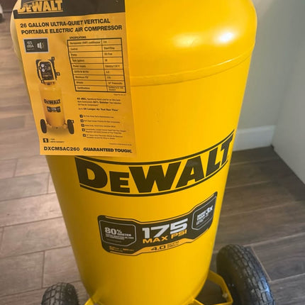 26 Gal. 175 PSI Ultra Quiet Portable Electric Air Compressor