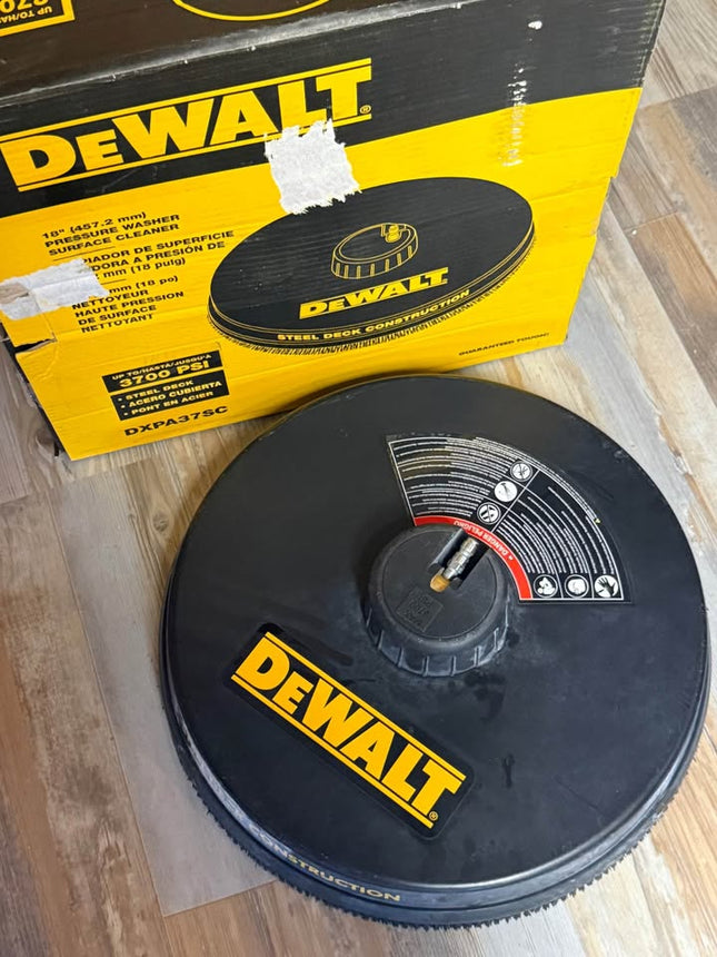 DEWALT Universal 18 in. Surface Cleaner for Cold Water Pressure Washers Rated up to 3700 PSI