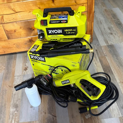 RYOBI 1800 PSI 1.2 GPM Cold Water Corded Electric Pressure Washer