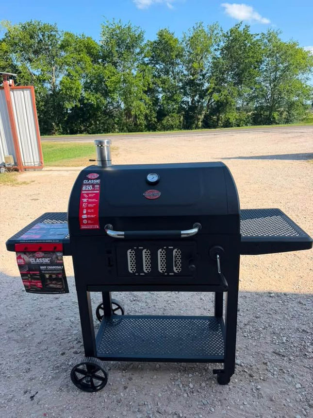 CHAR-GRILLER Classic Charcoal Grill in Black