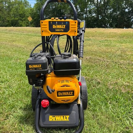 DEWALT 3400 PSI 2.5 GPM Gas Pressure Washer with PressuReady Engine, Heavy-Duty Commercial Cold Water Power Cleaner