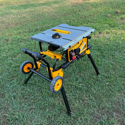 DEWALT 15 Amp Corded 10 in. Job Site Table Saw with Rolling Stand