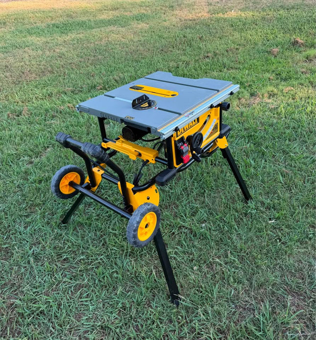 DEWALT 15 Amp Corded 10 in. Job Site Table Saw with Rolling Stand