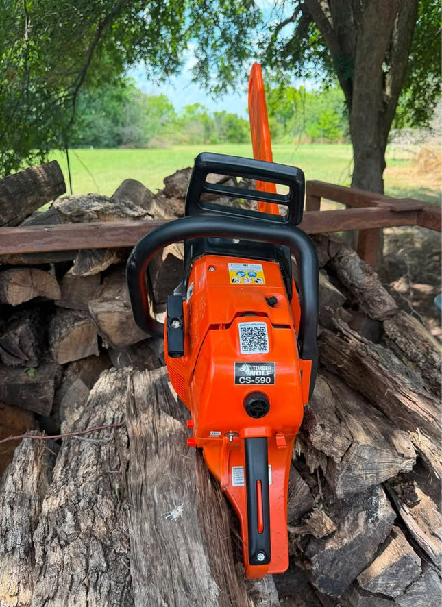 ECHO 20 in. 59.8 cc Gas 2-Stroke Rear Handle Timber Wolf Chainsaw