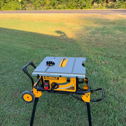 DEWALT 15 Amp Corded 10 in. Job Site Table Saw with Rolling Stand