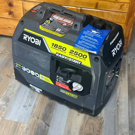 RYOBI 2500-Watt Recoil Start Gas Powered Inverter Generator with CO Shutdown