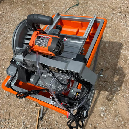 RIDGID 9-Amp 7 in. Blade Corded Wet Tile Saw with Stand