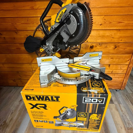 DEWALT 20-Volt MAX XR Cordless 10 in. Dual Bevel Fixed Miter Saw (Tool Only)