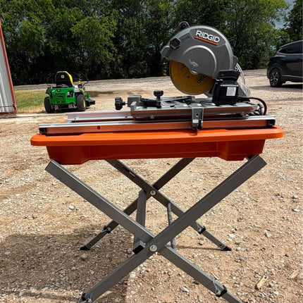 RIDGID 9-Amp 7 in. Blade Corded Wet Tile Saw with Stand