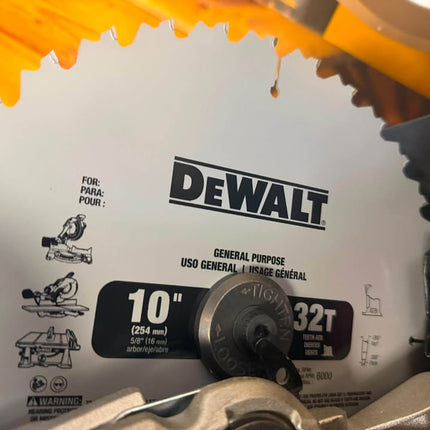 DEWALT 20-Volt MAX XR Cordless 10 in. Dual Bevel Fixed Miter Saw (Tool Only)