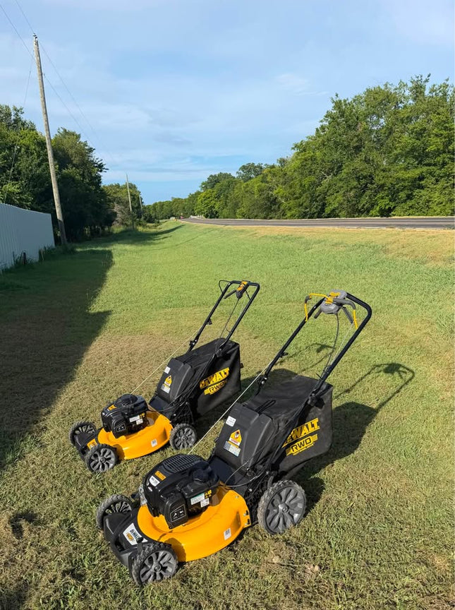 DEWALT 21 in. 163cc Briggs and Stratton 725Exi Engine Rear Wheel Drive 3-in-1 Gas Self Propelled Walk Behind Lawn Mower