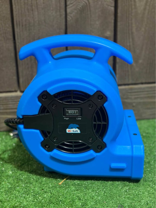 B-AIR 1/8 HP Air Mover Carpet Dryer Floor Blower Fan for Home Use in Blue