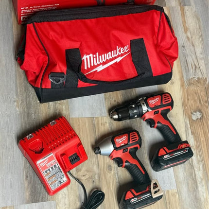 Milwaukee Cordless Hammer Drill/Impact Driver Combo Kit (2-Tool)