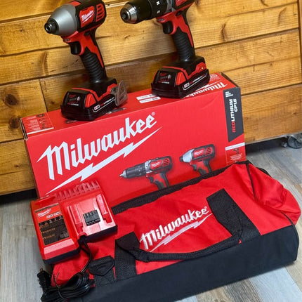 Milwaukee Cordless Hammer Drill/Impact Driver Combo Kit (2-Tool)