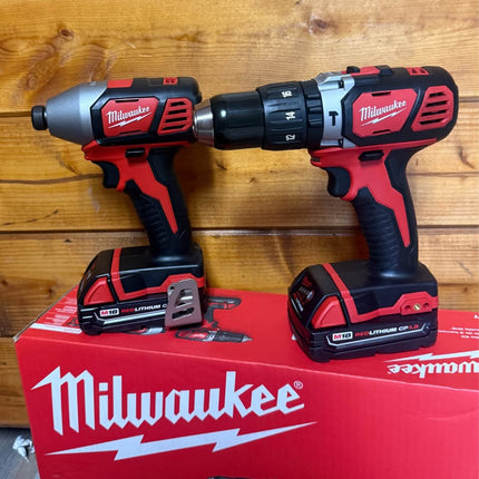 Milwaukee Cordless Hammer Drill/Impact Driver Combo Kit (2-Tool)
