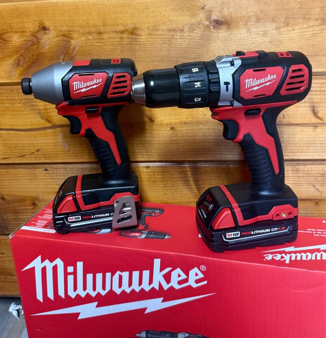 Milwaukee Cordless Hammer Drill/Impact Driver Combo Kit (2-Tool)