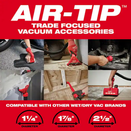 MIWAUKEE M12 FUEL 12-Volt Lithium-Ion Cordless 1.6 Gal. Wet/Dry Vacuum (Vacuum-Only)