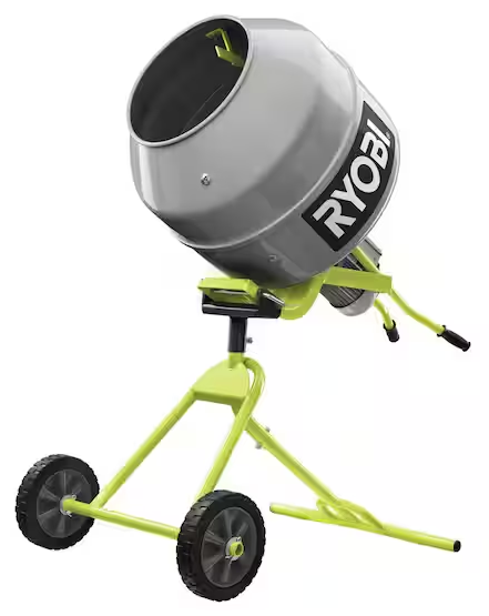 RYOBI 5.0 cu. ft. Portable Corded Concrete Mixer