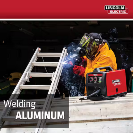 LINCOLN ELECTRIC Weld-Pak 140 Amp MIG and Flux-Core Wire Feed Welder, 115V, Aluminum Welder