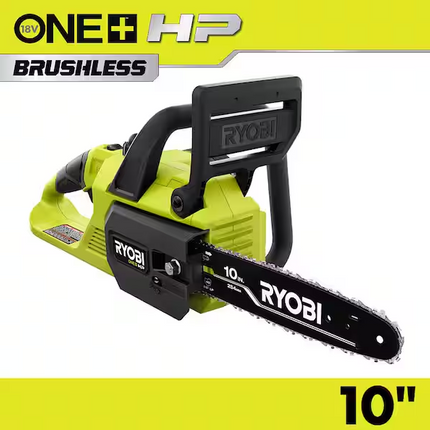 RYOBI ONE+ HP 18V Brushless 10 in. Battery Chainsaw (Tool Only)