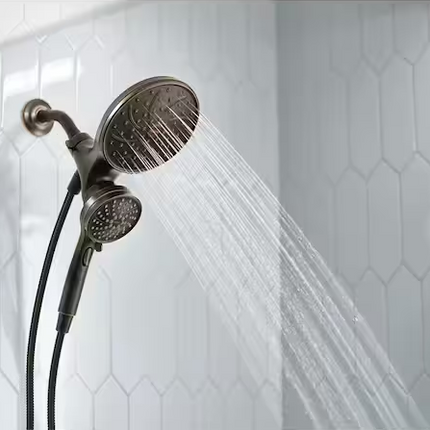MOEN Brecklyn Single Handle 6-Spray Shower Faucet Mediterranean Bronze