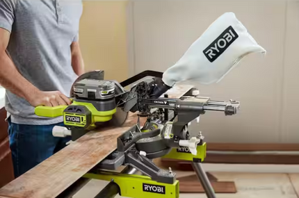 RYOBI ONE+ 18V Cordless 7-1/4 in. Sliding Compound Miter Saw