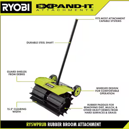 RYOBI Expand-It Rubber Sweeper Attachment