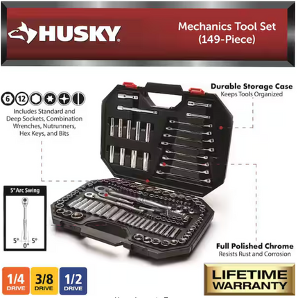 Husky Mechanics Tool Set (149 - piece)