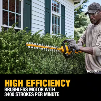 FLEXVOLT 60V MAX 26 in. Brushless Cordless Battery Powered Hedge Trimmer (Tool Only)
