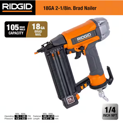 6 Gal. 150 PSI Portable Electric Oil-Free Jobsite Pancake Air Compressor with 25 ft. Air Hose and 18GA Brad Nailer