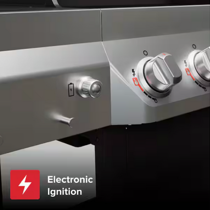 Nexgrill 5-Burner Propane Gas Grill in Stainless Steel with Side Burner