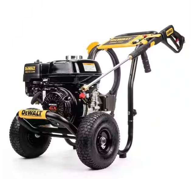 DEWALT 3600 PSI 2.5 GPM Gas Pressure Washer with Honda GX200 Engine, Heavy-Duty Commercial Cold Water Power Cleaner
