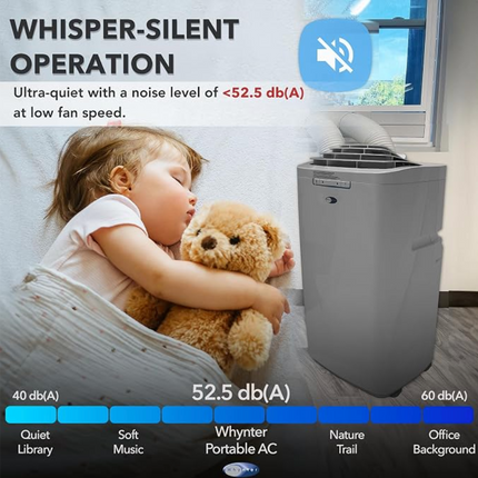 Whynter 13,000 BTU Portable Air Conditioner with Dual Hose (ARC-131GD)