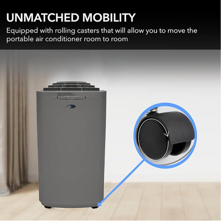 Whynter 13,000 BTU Portable Air Conditioner with Dual Hose (ARC-131GD)