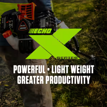 ECHO 25.4 cc Gas 2-Cycle X Series Pro Commercial Grade Straight Shaft 17 in. String Trimmer with Speed-Feed 400-Bump Head