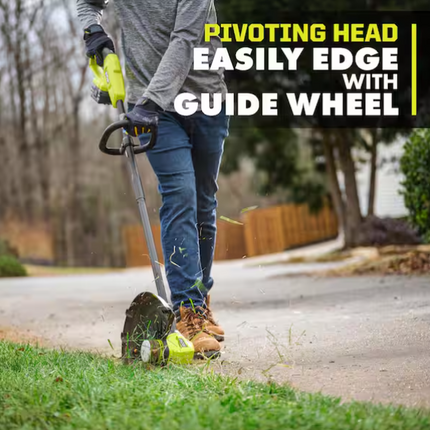 RYOBI ONE+ 18V 13 in. Cordless Battery String Trimmer/Edger (Tool Only)